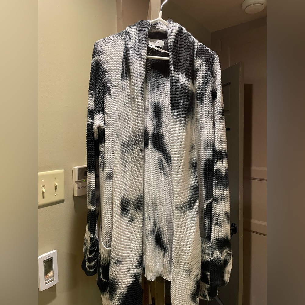 Avalon Tie-Dye cardigan in blue- Size L